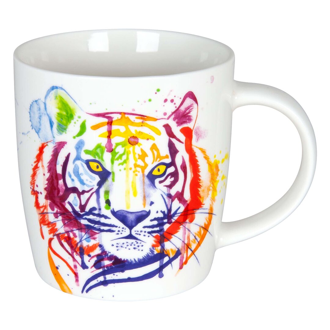 Kaffeebecher Aquarellierter Tiger