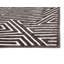 Tapis géométrique rectangulaire en viscose tissé à la machine 5 pi 3 po x 7 pi 6 po Laeza