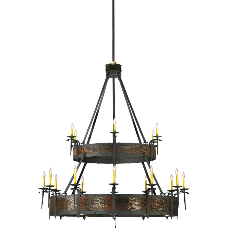Rustic Lodge 34 - Light Chandelier