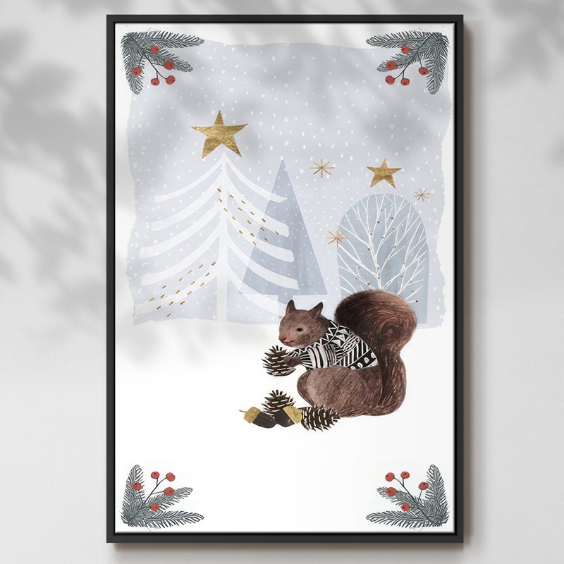 Cozy Christmas Collection B, Noir, H 25 po x l 17 po x P 1,5 po