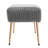 Aghvarth Tufted Geometric Stitch Velvet  Upholstered Bench-1890251805