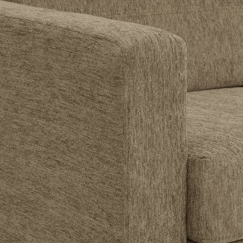 Méridienne Emerton, Tissu taupe