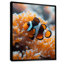 Art de mur de corail orange blanc et corail - merveille de corail-718927551-718927548