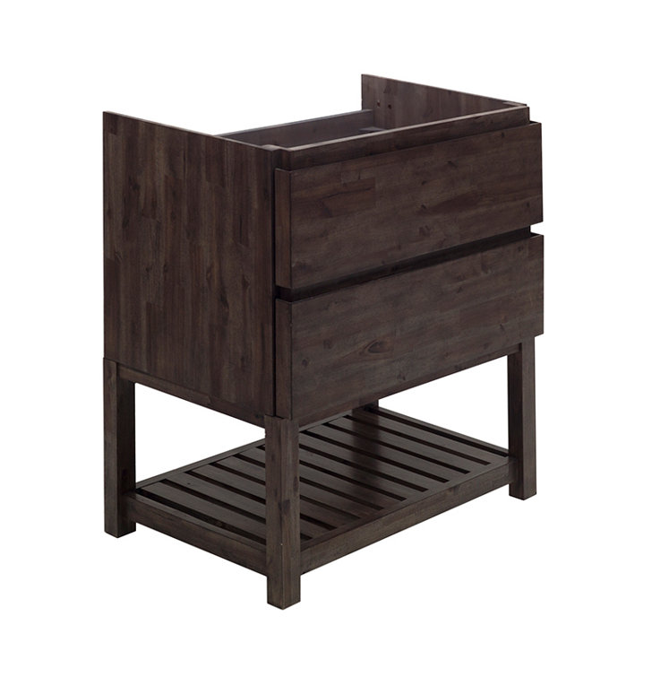Fresca Formosa 82" Freestanding Double Sink Bathroom Vanity Base Only - Top and Sinks Not Included