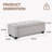 48.4" Upholstered Ottoman Bench With Storage-756231341