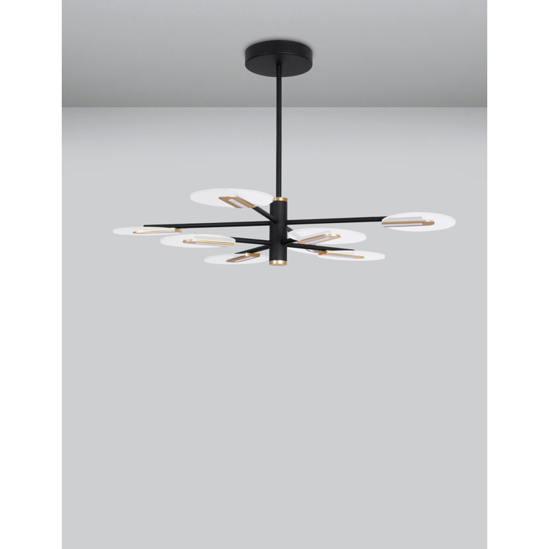 8 - Light Sputnik LED Chandelier
