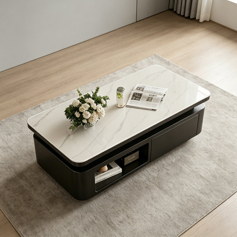 Cantero, Blanc / Gris, H 17,71 po x L 39,37 po x l 19,68 po, Noir