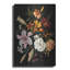 Art mural en métal «Fleurs en noir sur fond 1» par Winston Porter-687497689