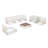 7-Piece Patio Conversational Sofa Set-1853710522