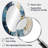 Abstract Layers I - Modern Oval Wall Mirror-1353440199