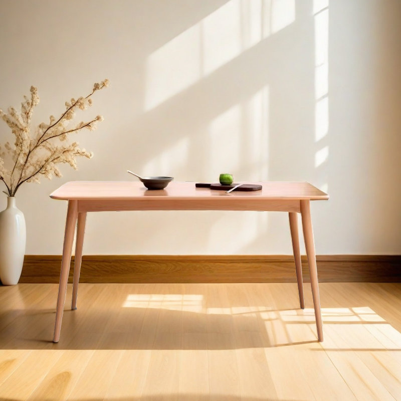 Martta Beech Home Dining Table, 29.5"H x 55.1"L x 31.5"W