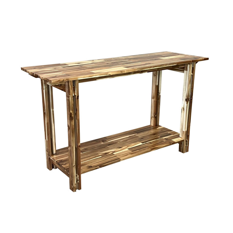 Damius 52'' Solid Wood Console Table, Natural