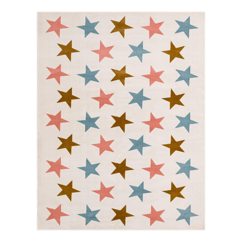 Unique Loom Twinkle Whimsy Kids Rug, Rectangle 7'10" x 10'