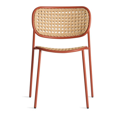 Made You Look Premium All-Weather Wicker Outdoor Stacking Dining Side Chair