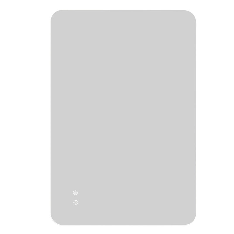 Miroir de salle de bain 24 "x 36" rétroéclairé rectangulaire avec ambiance douce pour le maquillage, 3 options de température de couleur, - brouillard une heure, fonction de mémoire, imperméable et film 24 x 36 séances de soins de beauté, températures