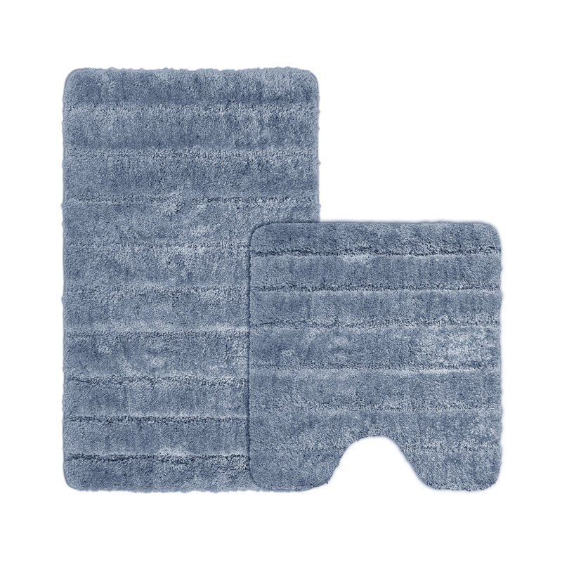 Super Soft Cosy Comforting Lexington Bath Mat Set, Ocean