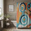 Rideau de douche Varied Abstract - Premium-1983454895