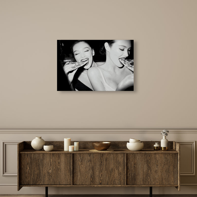 Midnight Mozzarella Print by Oliver Gal, 10"H x 15"W, Gallery Wrapped