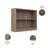 Paulica Small 2 Shelf Bookcase, Storage and Display Bookshelf for Home Office and Living Room-1760753910