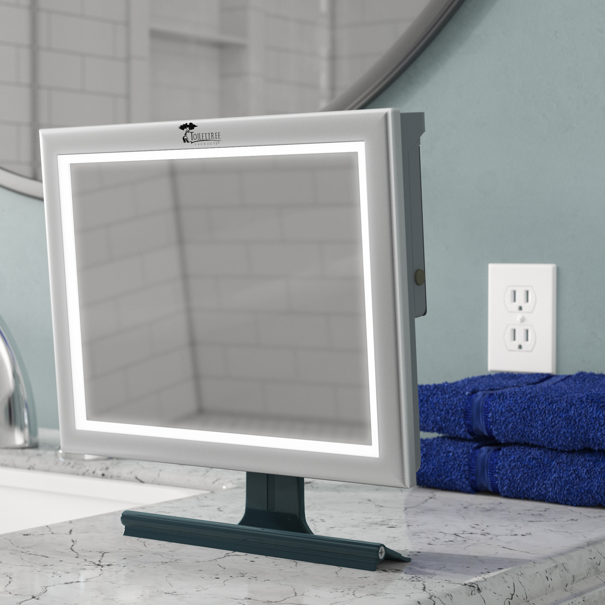 Latitude Run® Sotomayor Fogless LED Shower Mirror & Reviews Wayfair