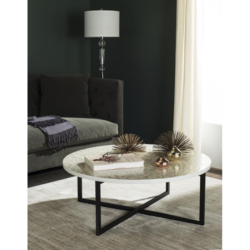 Table basse Cutchogue, Gris