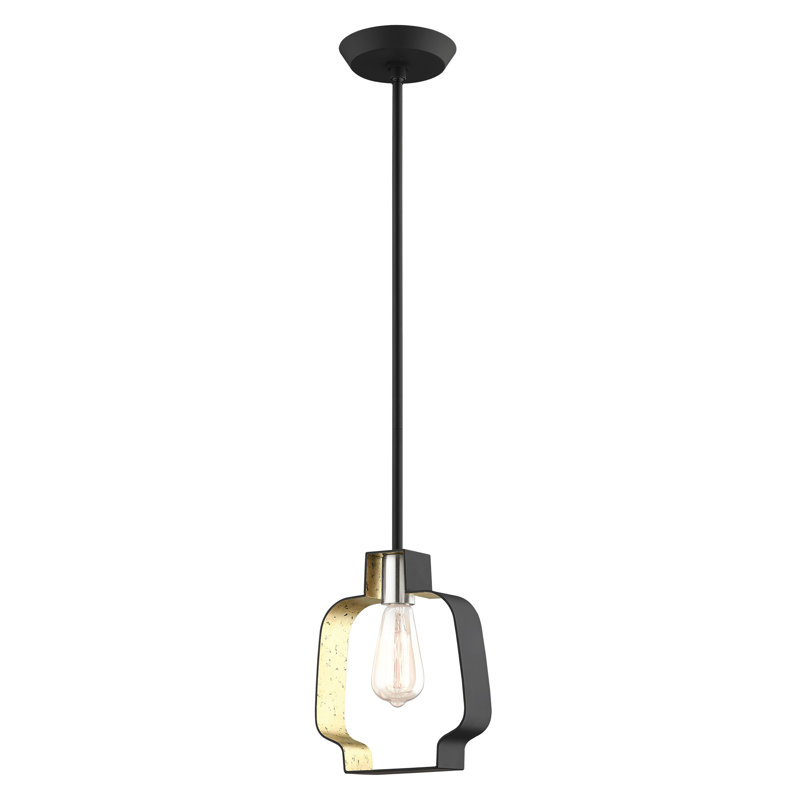 Luminaire suspendu géométrique simple à 1 lumière