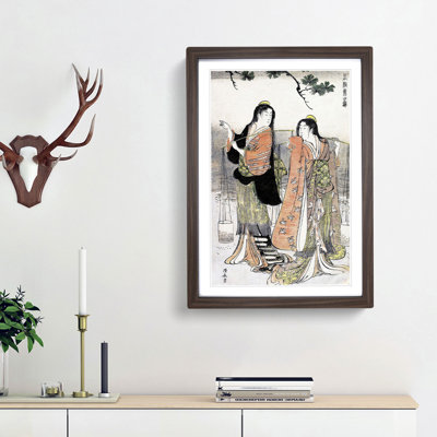 Maidens of Suma by Torii Kiyonaga - Picture Frame Painting Print