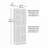 71.42"Tall Farmhouse Storage Cabinet