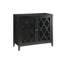 Console Ceara, finition noire, armoire