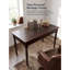 Bureau d'écriture en bois massif avec 2 tiroirs 47,24 pouces French Country Home Office