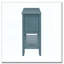 Console de rangement rétro avec quatre petits tiroirs et une tablette inférieure-1537612652
