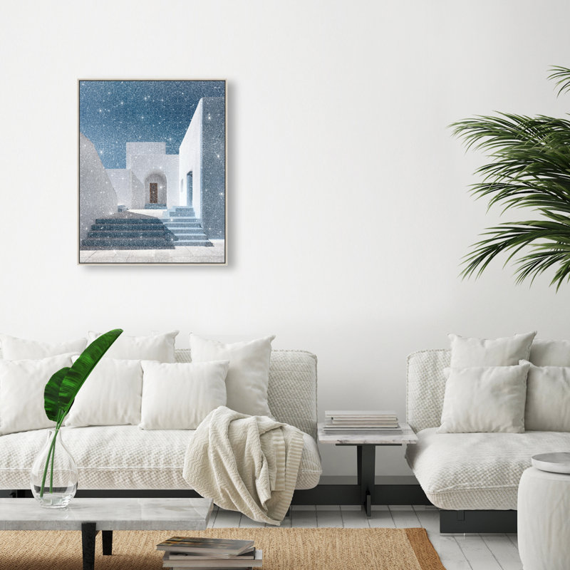 Monolithic Archway Print by Oliver Gal, 21"H x 17"W, Silver Floater Frame