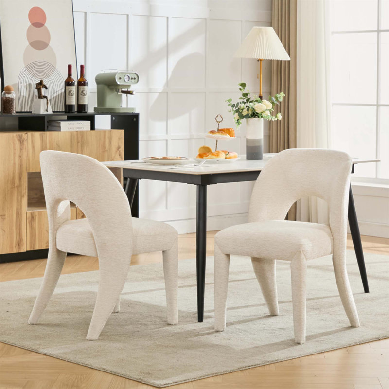 Chaises de salle à manger, Crème