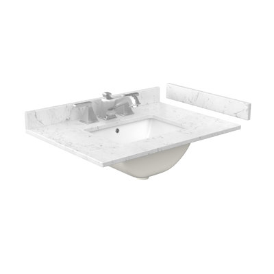 Icon 30" Freestanding Single Bathroom Vanity with Cultured Marble Top