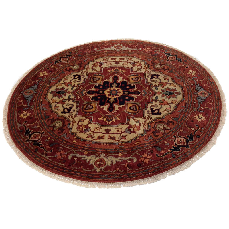 Kennetra Oriental Area Rug in Orange