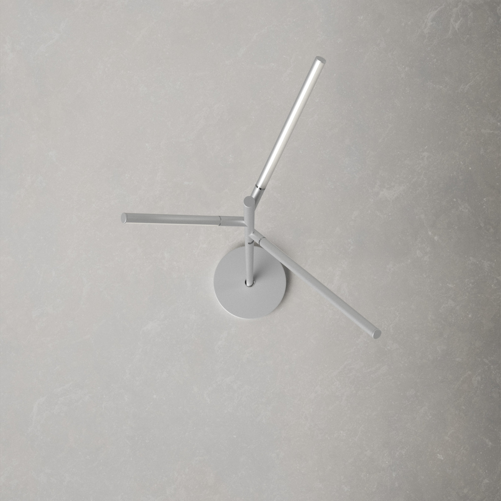 Rivera 74.5'' Dimmable Floor Lamp, Silver