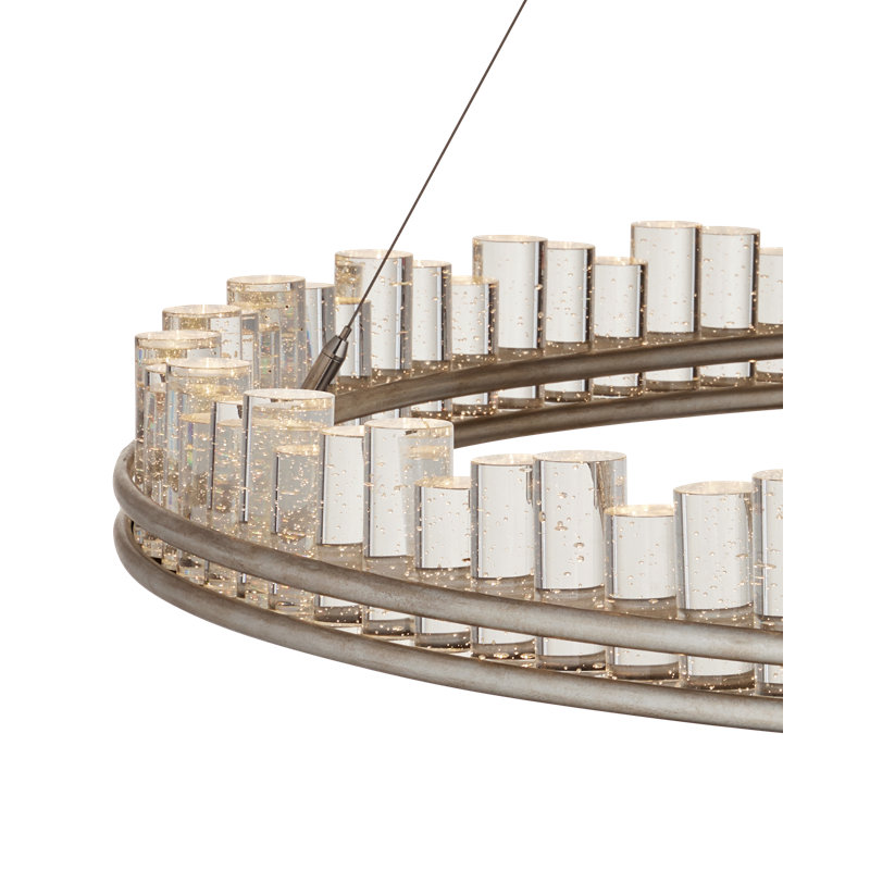 Pleiades 1 - Light Wrought Iron LED  Chandelier