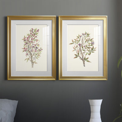 «Twig Study I», reproduction encadrée de qualité supérieure, prête à être accrochée