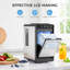 Machine à glaçons quotidienne 26 lb, autonettoyante portative, comptoir 8 cubes en 6 minutes, compacte pour la cuisine à domicile-129219968