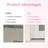 80" 3-Lite Frosted Closet Sliding Doors With Hardware Kit & Handles-102802178