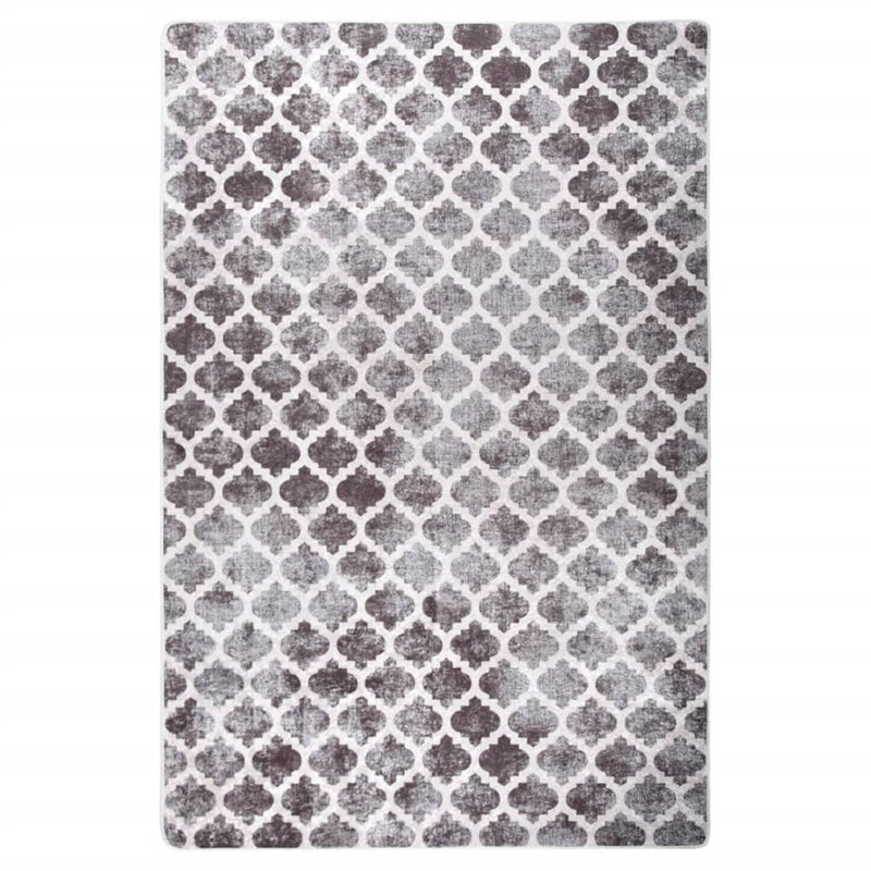 Azcuy Geometric Machine Braided Area Rug, Rectangle 80 x 150cm