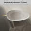 Baignoire de trempage autoportante blanche en acrylique 67 "x 31,5" avec trop-plein et bonde escamotable pour salle de bain MonBlari-132204733-132204734