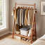 Solid Wood Freestanding 2 - Hook Coat Rack-51845421