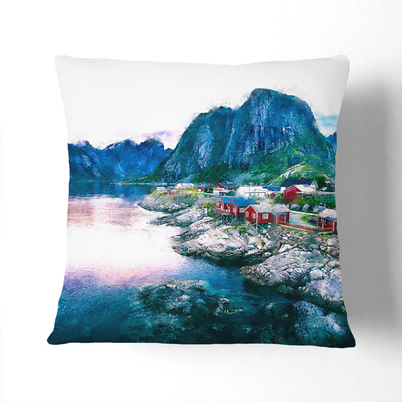Square Cushion, 40cm H x 40cm W x 15cm D, Black