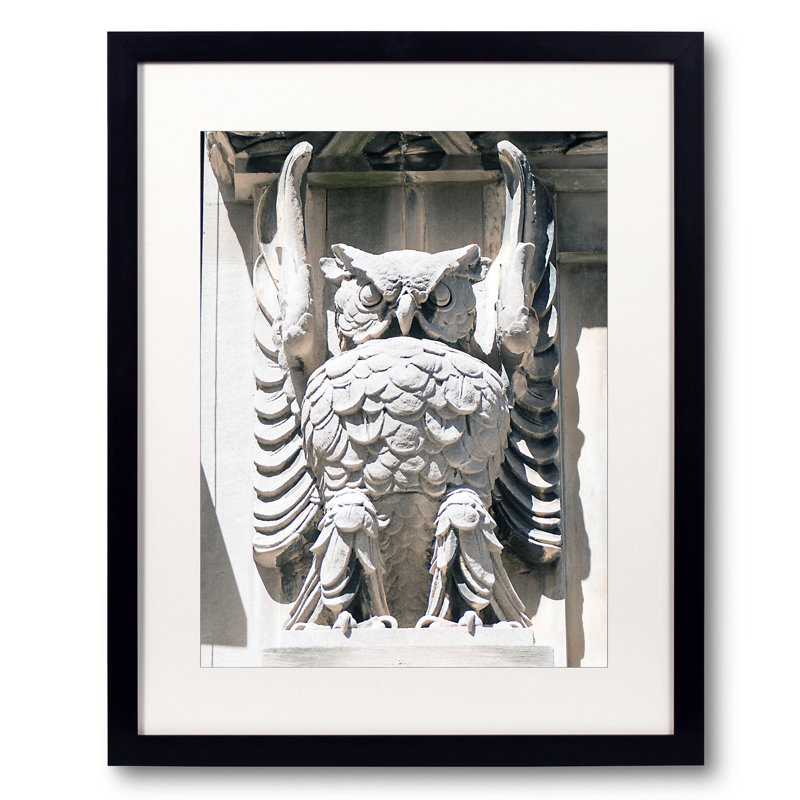 Broadway Owl Ornament Print by Alfred Pommer, 32" H x 24" W