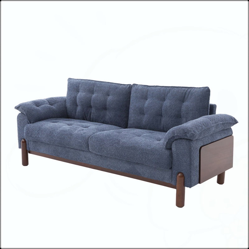 Canapé 83,5 po, Navy Blue Boucle