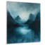Décorations murales monochromes gris et bleu en hiver-97942181-97942182