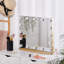 16 light LED Hollywood Mirror Square Frame Dressing Mirror-401044559