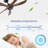 62 Inch Wood Ceiling Fan No Light With Remote Control