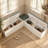 Efrayim 63" Cushioned L-Shaped Corner Storage Benc